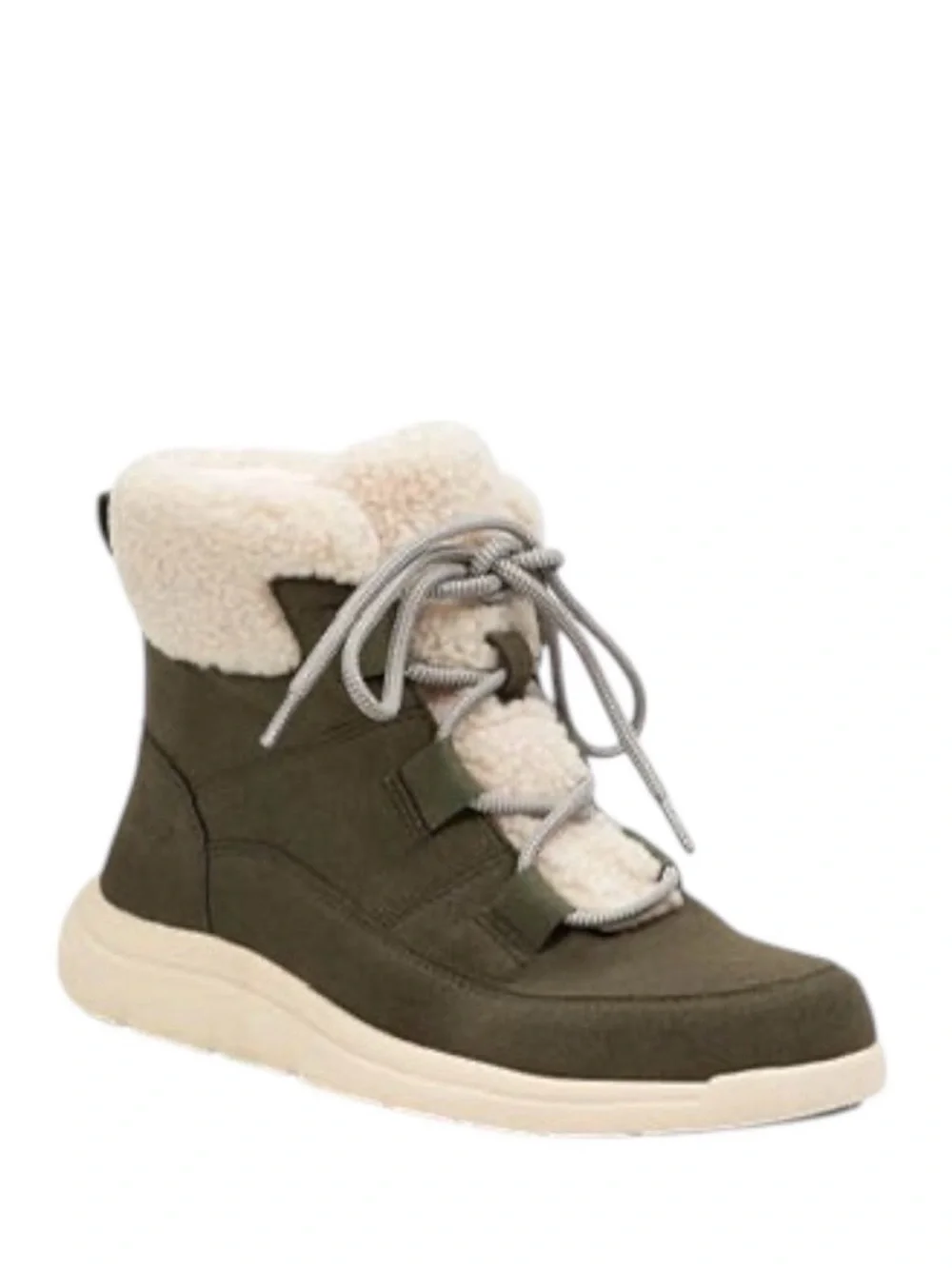 JBU by Jambu Freeze Women’s Size 7 Olive Faux Fur Lace Up Winter Boots